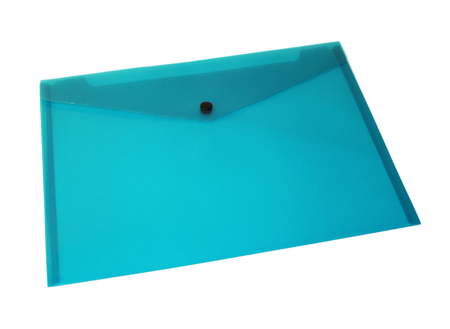 A4+ Turquoise Popper Wallet (pack of 5's)