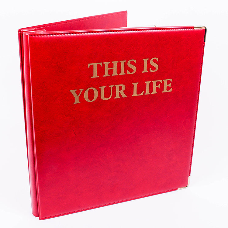Large Red Book The Big Red Book - 'This is Your Life' Photo Album / Scrapbook ...
