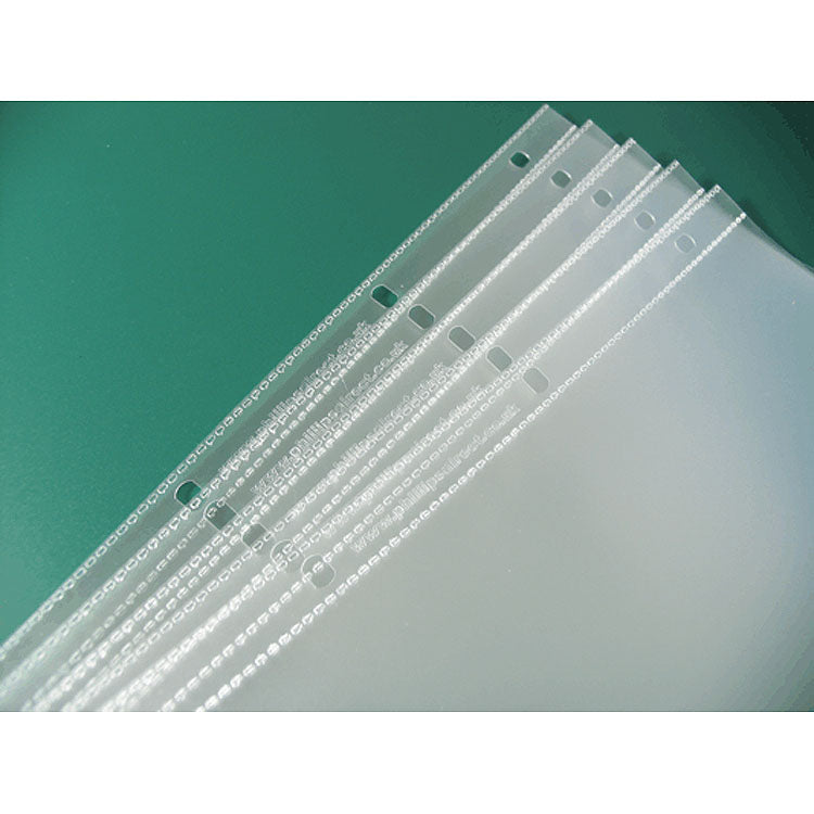 A4 punched clear pockets - deluxe pack of 100 – Phillips Direct